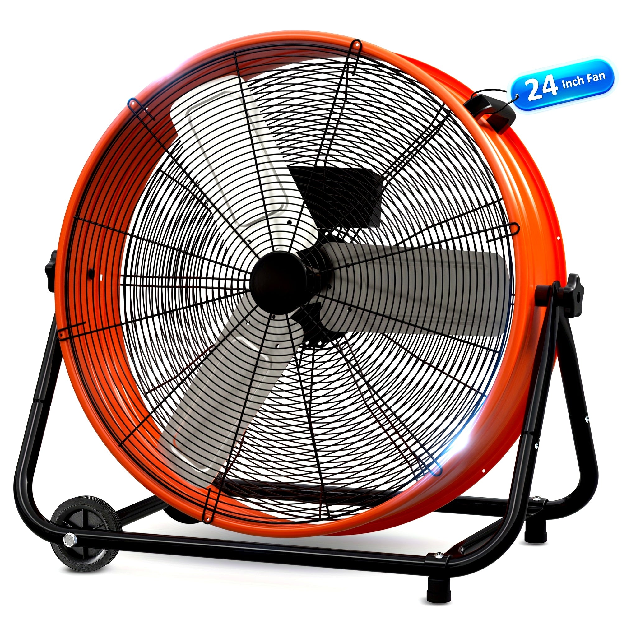 Industrial Drum Fan - 24/30" High Velocity Floor Fan