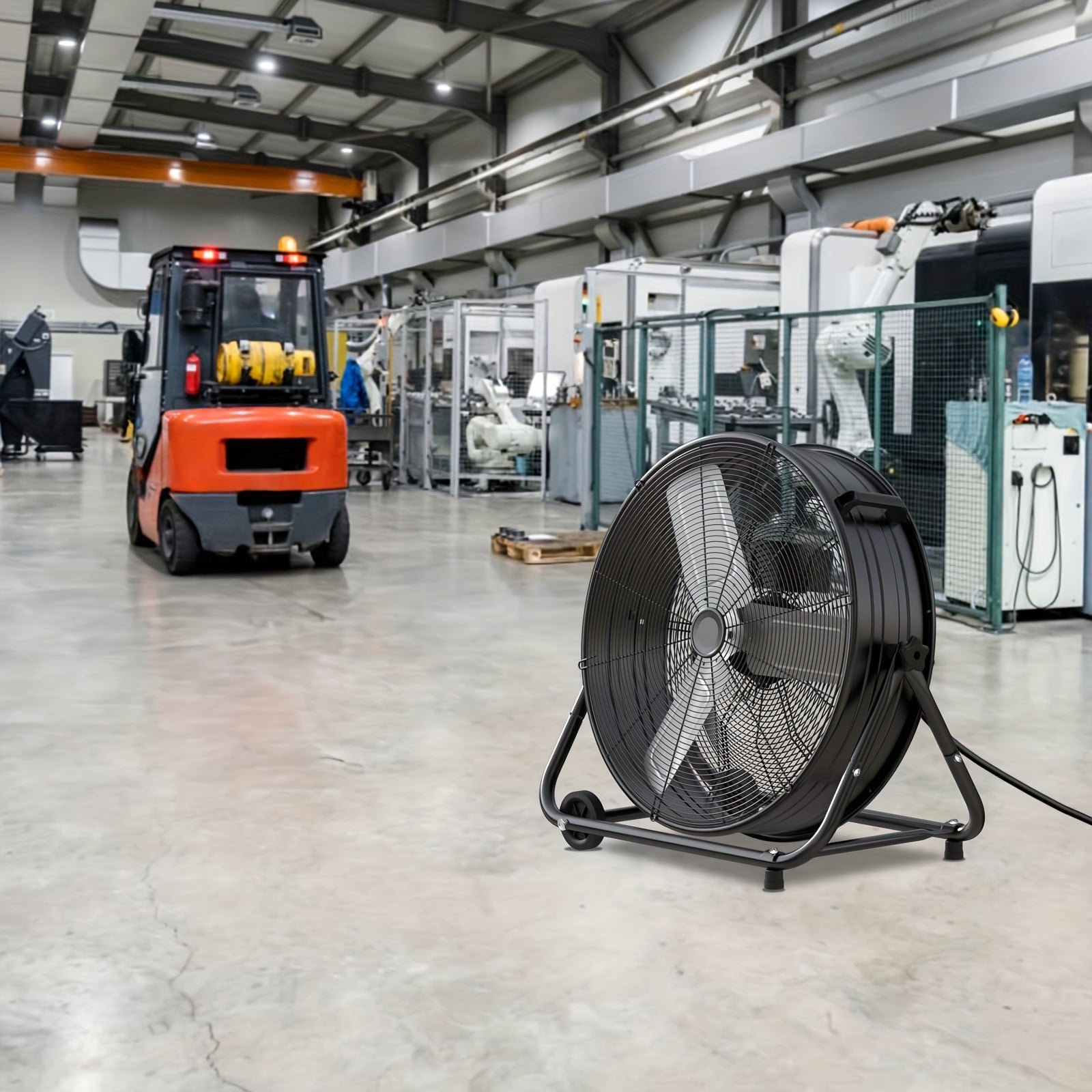 Industrial Drum Fan - 24/30" High Velocity Floor Fan