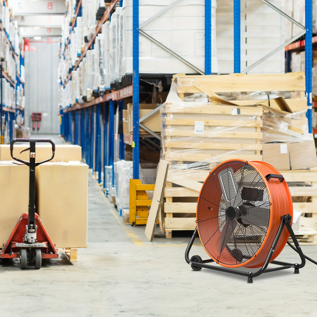 Industrial Drum Fan - 24/30" High Velocity Floor Fan
